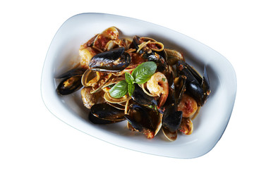 Seafood spaghetti 