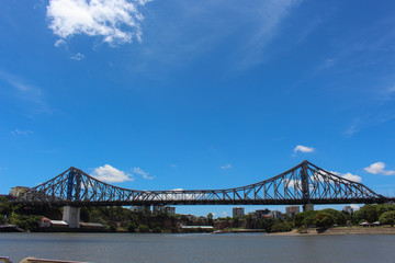 Kangaroo Point overlooking the Story Bridge in Central, Brisbane