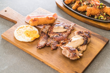 mix grilled steak
