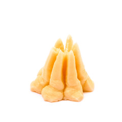 Frosting cream swirl isolated