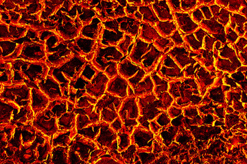 Lava ground close up background, Global warming.