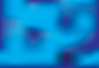 Vector colorful abstract background in horizontal of blue tones.