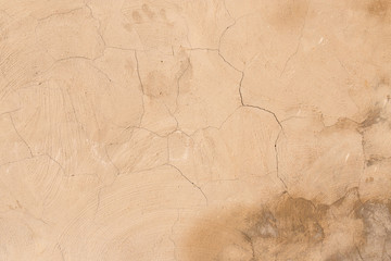 old concrete wall with crack as a background
