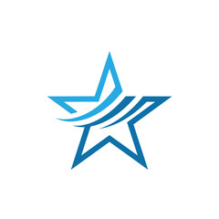 Obraz premium star logo splash