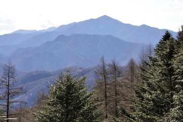 笠取山より大菩薩嶺