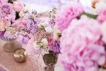 flower decorations for holidays and wedding dinner
