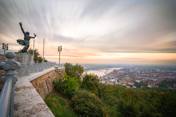 Sunrise view over Budapest, Hungary