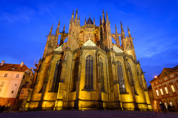 ‎St. Vitus Cathedral at Prague Castle, Czech Republic