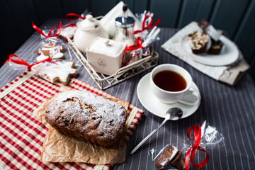 Christmas card composition