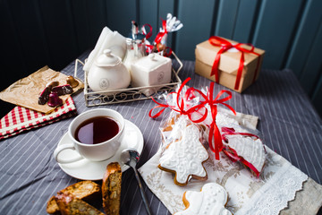 Christmas card composition