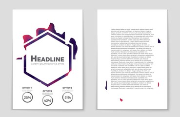 Abstract vector layout background set. For art template design, list, front page, mockup brochure theme style, banner, idea, cover, booklet, print, flyer, book, blank, card, ad, sign, sheet,, a4.