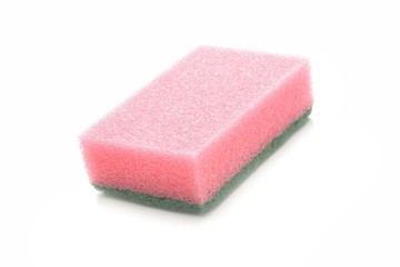 Obraz na płótnie Canvas Cleaning sponges. Isolated on white background