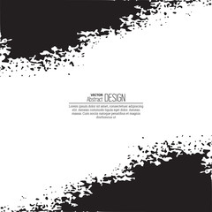 Obraz premium Monochrome black and white abstract background