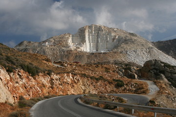 Marmorsteinbruch auf Naxos
