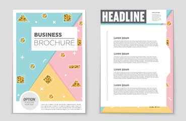 Abstract vector layout background set. For art template design, list, front page, mockup brochure theme style, banner, idea, cover, booklet, print, flyer, book, blank, card, ad, sign, sheet,, a4.