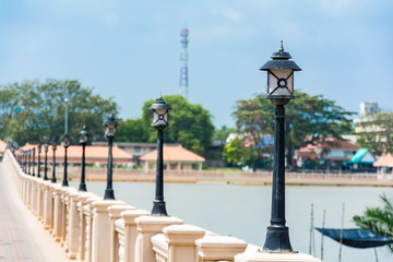 Stone bridge over the river