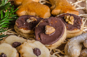 Christmass cookies, candy