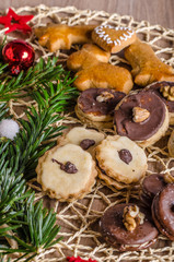 Christmass cookies, candy