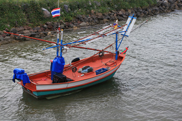 Obraz premium Fisherman boat in Thailand