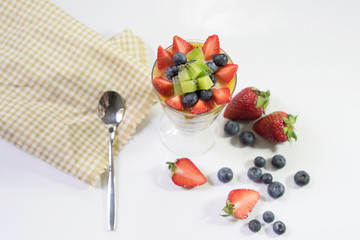 fruits yogurt