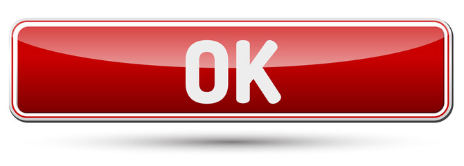 OK - Abstract beautiful button with text.