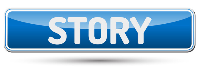 STORY - Abstract beautiful button with text.