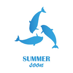 Summer travel logo