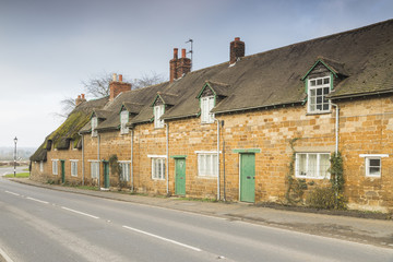 Village Cottages /  An image of of Cottages in the village of Rockingham, Northamptonshire, England, UK.
