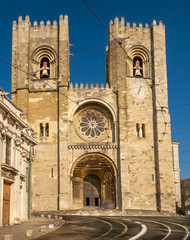 Fototapeta na wymiar Santa Maria Maior de Lisboa or Se de Lisboa, Lisbon, Portugal