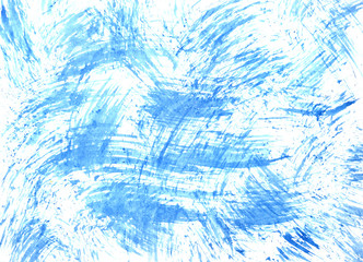 Texture with blue brush strokes
