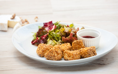 Cheese croquette.