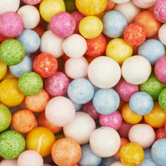 Fototapeta na wymiar Surface coated with colorful balls