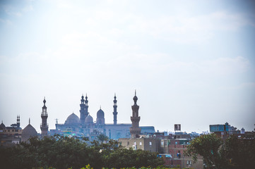 Fototapeta premium view of old buildings, egypt
