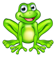 Obraz premium Cartoon Frog