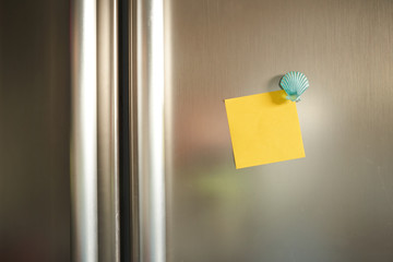 Colorful note on refrigerator door - Powered by Adobe