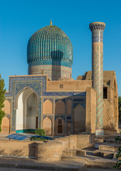 Fototapeta premium Gur-e Amir Mausoleum in Samarqand, Uzbekistan