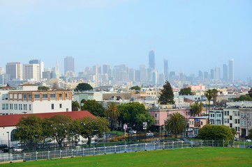 Mission Dolores park in San Francisco