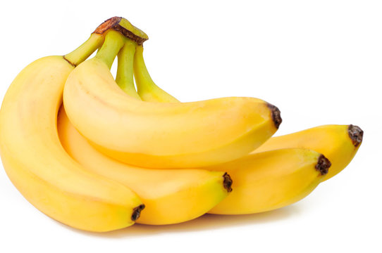 bunch Bananas isolated