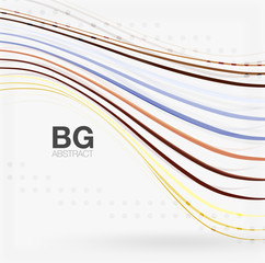 Wave lines abstract background