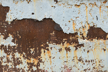 Background texture of Rusted steel. Corrosion of metal. Rust texture of metal.