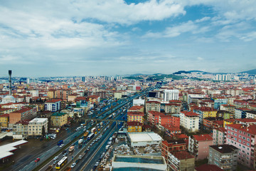 Cityscape in muslim country