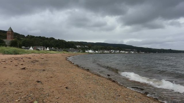 Beach at Lamlash Bay, Arran Scotland
