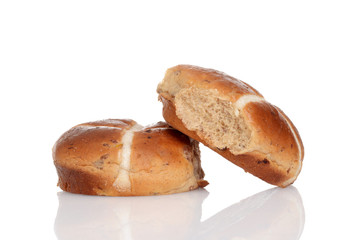 two hot cross buns