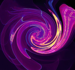 Star flowers whirl abstract on the background nebula whirlpool