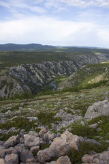 Krupa river canyon in Croatia