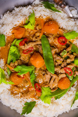 Veal Fricassee with rice