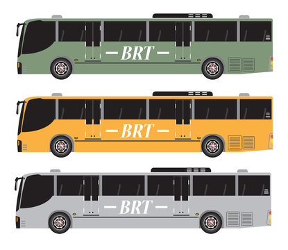 Set of Bus Rapid Transit or BRT