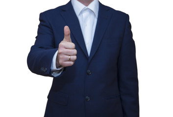 a man in a classic suit shows class