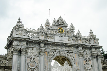 The Gate of the Sultan, Dolmabahce Palace, Istanbul Turkey