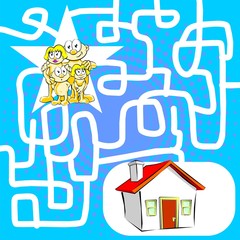 Labyrinth maze for children